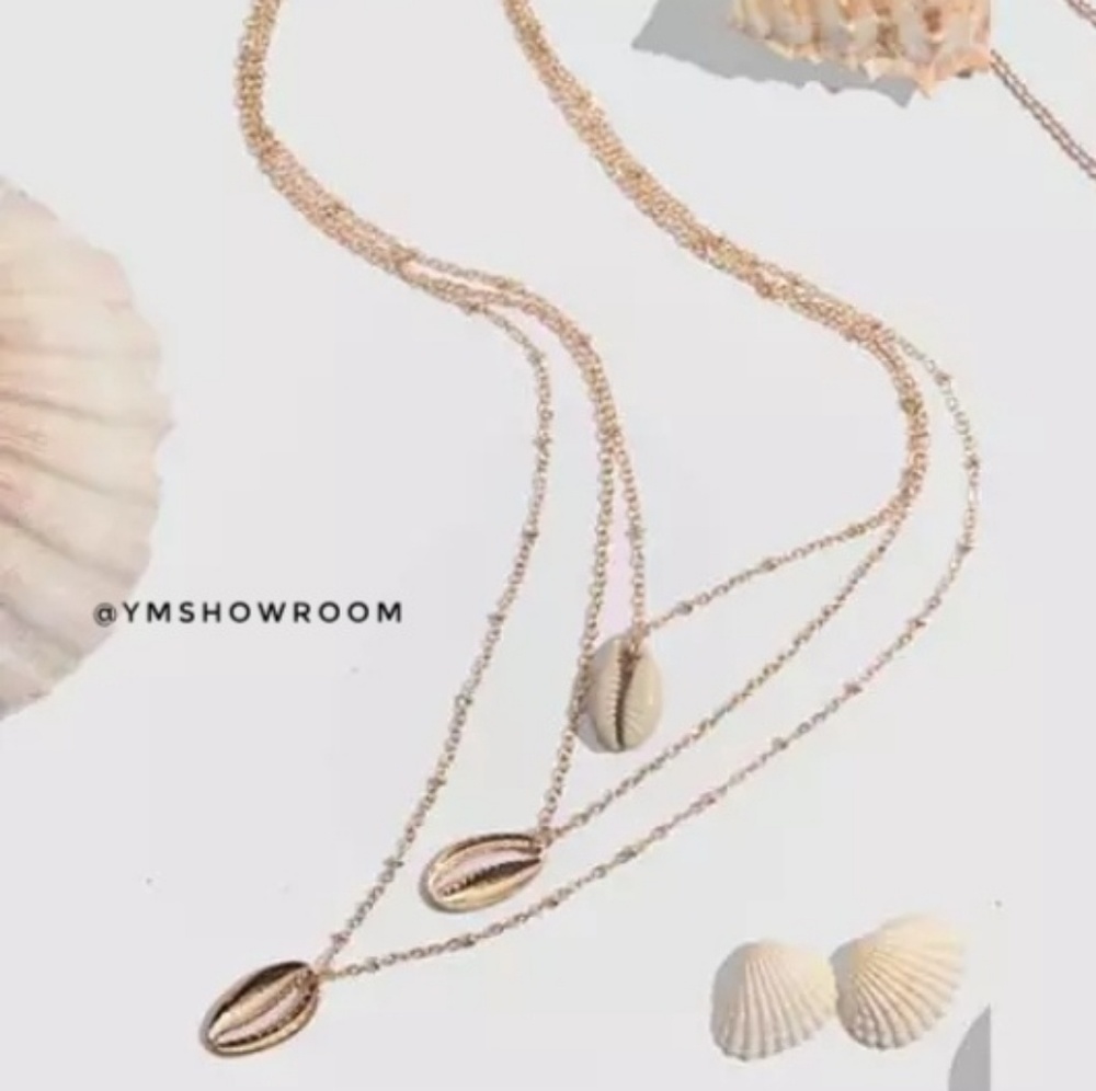 🔥1 Left 🔥3-shell necklace - Picture 3 of 4